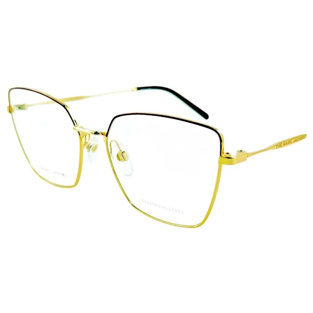 Marc Jacobs Marc 561 Womens Metal Eyeglass Frame NOA Gold Burgundy 56-16
